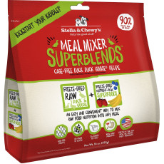 Stella & Chewy's SuperBlends Meal Mixers Cage-Free Duck Duck Goose For Dogs 超級乾狗糧伴侶鴨鴨鵝配方 3.25oz